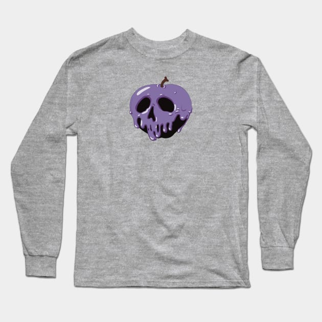 Purple Halloween Witchy Poison Long Sleeve T-Shirt by SkullFern